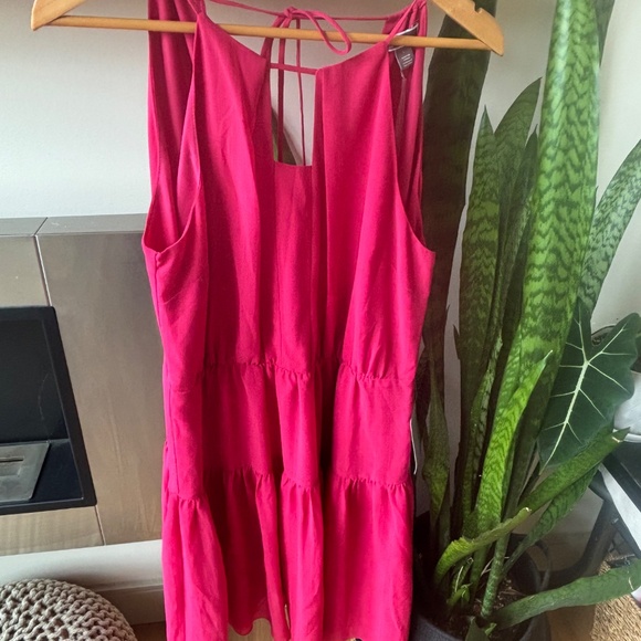 Nordstrom Chelsea 28 Pink Raspberry Tiered Dress - Picture 4 of 7